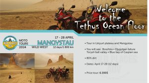 Motorcycle tours WILD WEST MANGYSTAU